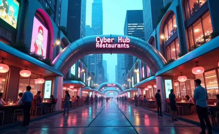cyber hub restaurants